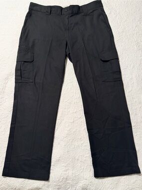 Dickies Black Men's Cargo Flex Work Pants